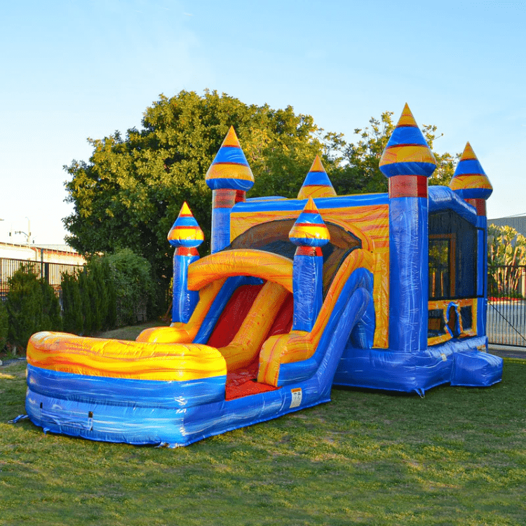 Melting Arctic Bounce House W/ Waterslide